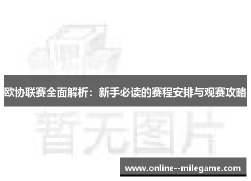 欧协联赛全面解析：新手必读的赛程安排与观赛攻略